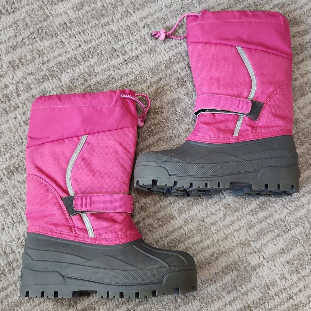 LL Bean kid's Northwoods snow boots pink size 2 youth (LLB Item 238064) - Picture 5 of 8